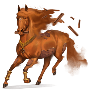 cannella, cavallo divino