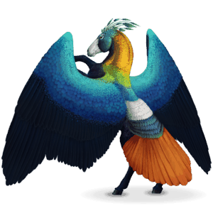 lophos, cavallo errante volante